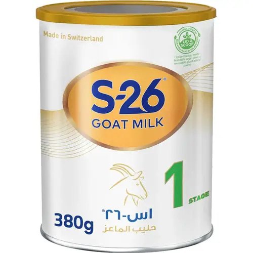 أس 26 حليب الماعز المرحلة الأولى حليب اطفال 380 غرام 0-6 شهور