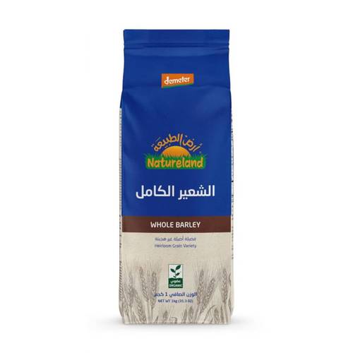 الشعير الكامل حب عضوي 1 كجم أرض الطبيعة