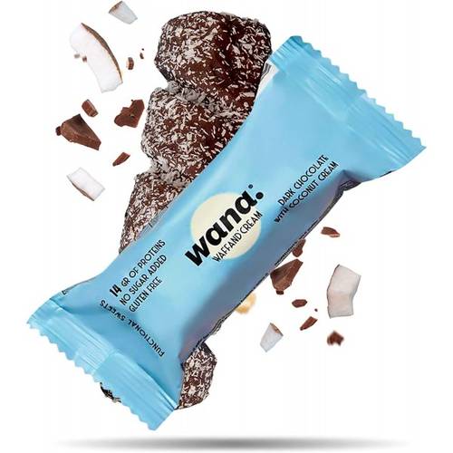 Wana Keto Protein Wafer Bar No Added Sugar Gluten-Free 43g – Coconut