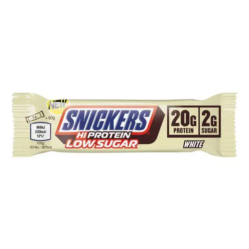 Snickers Protein Bar 57g - High Protein, Low Sugar - White Chocolate