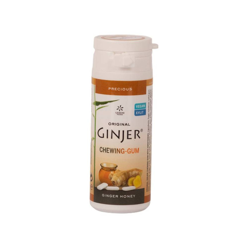 Ginjer Gum علكة زنجبيل بالعسل خالية من السكر 30جم