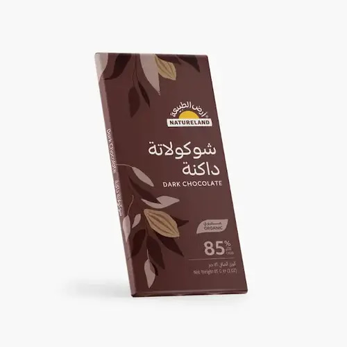 Natureland Organic Dark Chocolate 85% 85g