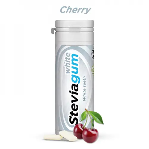 Stevia Gum Sugar Free 30gm - cherry