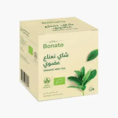Organic Mint Tea 12 Bags Bonato