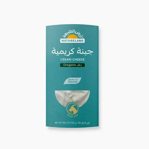 Natureland Oregano Cream Cheese - Goat 100g