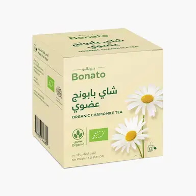 شاي بابونج عضوي 12 كيس بوناتو