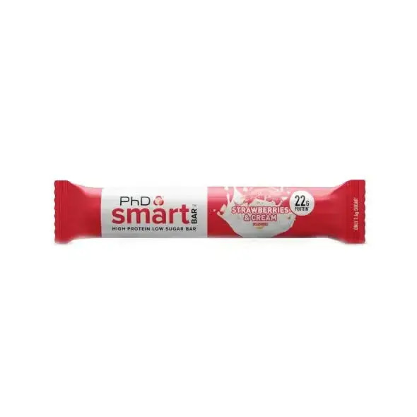 Phd Smart Bar Strawberries And Cream High Protein Low Sugar Bar 64g