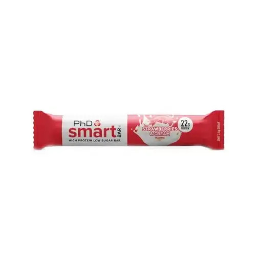 Phd Smart Bar Strawberries And Cream High Protein Low Sugar Bar 64g