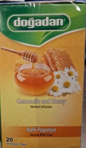 Doğadan Chamomile Tea with Honey – 20 Tea Bags