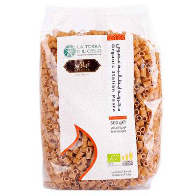 Abazeer tubetti organic wholemeal  pasta 500g