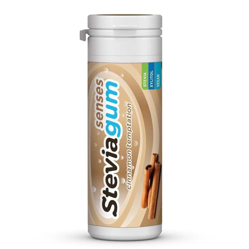 Stevia Gum علكة خالية من السكر ومحلاة بستيفيا - 30 جم - قرفة