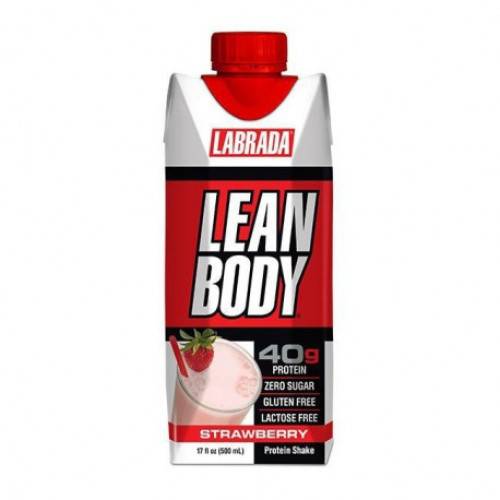 Lean Body Strawberry Protein Shake - 500ml - Labrada
