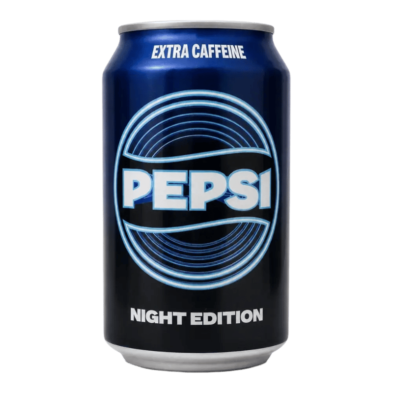 Pepsi Night Edition Extra Caffeine Can 330 ml