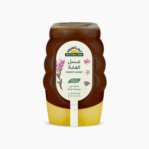عسل الغابة عضوي 360 جم أرض الطبيعة