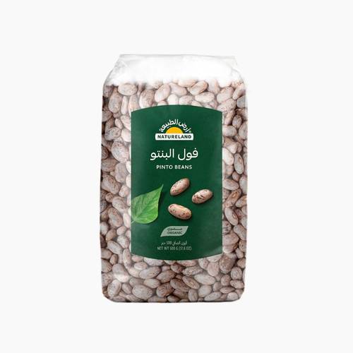 فول البنتو عضوي 500 جم أرض الطبيعة