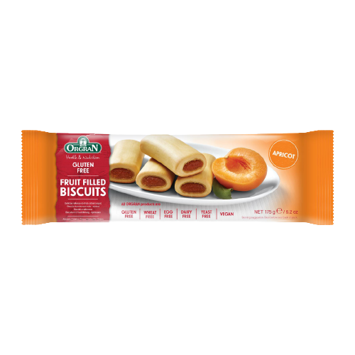 Orgran Fruit Fulled Apricot Biscuits 175g