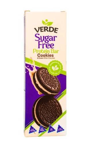 Verde Cookies & Cream Protein Bar Sugar-Free 50g