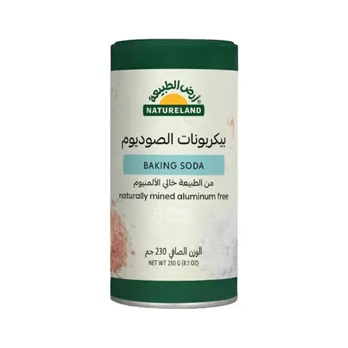 بيكنج صودا - صودا الخبز خالى الالمنيوم 230جم عضوى أرض الطبيعة