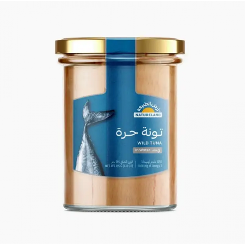 تونة حرة في ماء عضوي 195 جم أرض الطبيعة