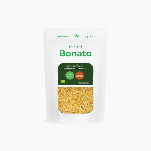 Organic Yellow Split Lentils 340g Bonato