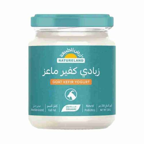Natureland Organic Goat Kefir Yogurt – Full Fat – 200g