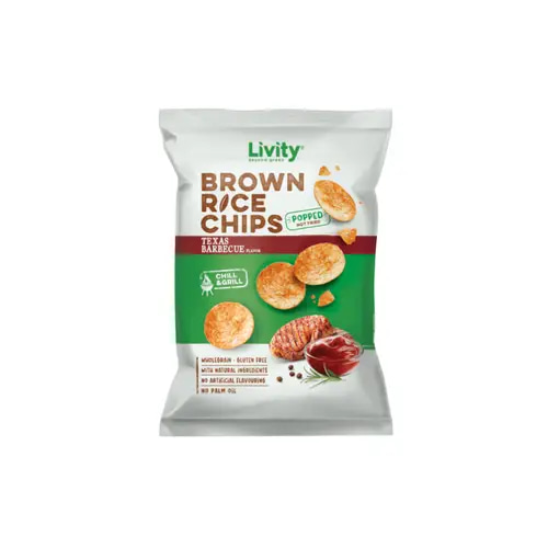 Levity Brown Rice Chips BBQ Flavor Gluten-Free 60g