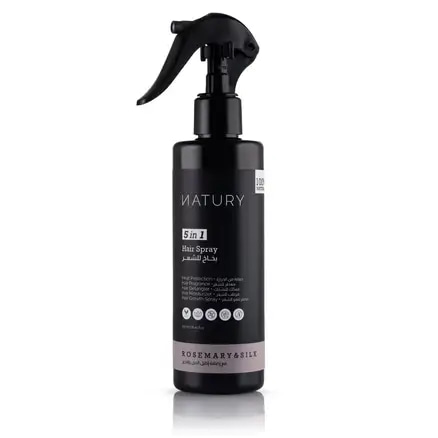 Natury Beauty Hair Spray 5 in 1 - Rosemary & Silk Extract 250ml