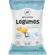 Mclloyds Organic Chickpeas puffs 35g - Sea Salt