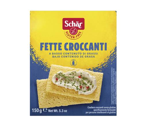 Dr. Schaer Fette Tostate Cracker Fette Croccanti 150g