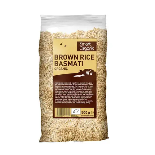 Smart Organic Organic Brown Basmati Rice 500g