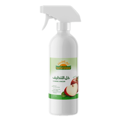 خل تنظيف تفاح عضوي 750 مل أرض الطبيعة