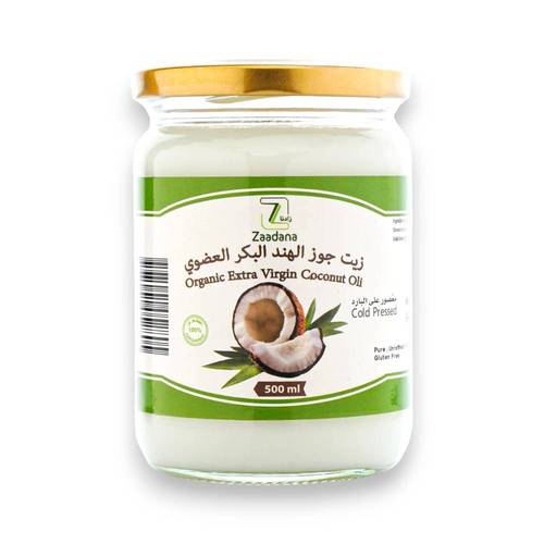 زادنا زيت جوز الهند العضوي 500 مل