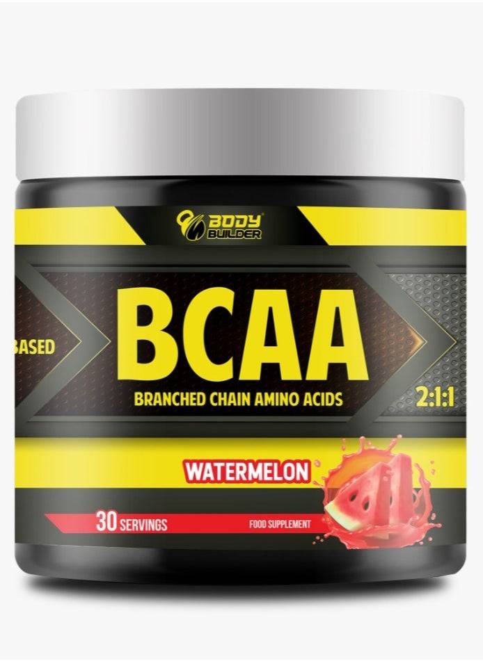 Body Builder BCAA Amino Acids 30 Servings – Watermelon Flavor
