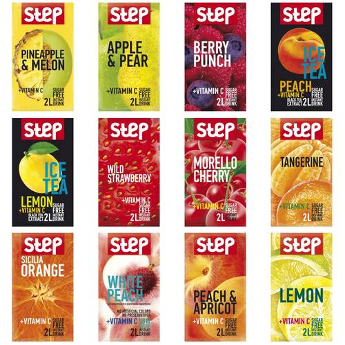 STEP Sugar Free Instant Drink Powder with Vitamin C 9g - Sachet