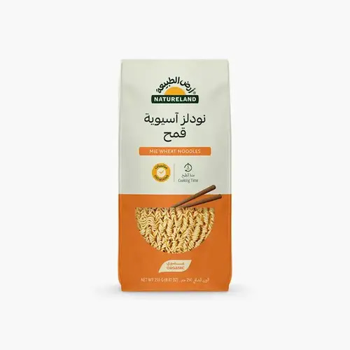نودلز اسيوية - قمح 250جم عضوي ارض الطبيعة