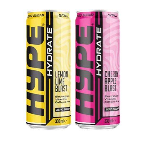 Hype Hydrate – Zero Sugar Hydration Drink + electrolytes, 330ml