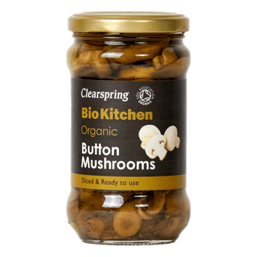 CLEARSPRING  Bio Kitchen Organic Button Mushrooms 280g