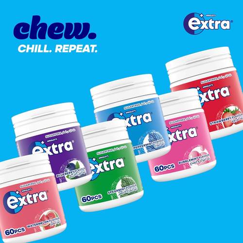 Extra Sugar-Free Gum 60 Pieces