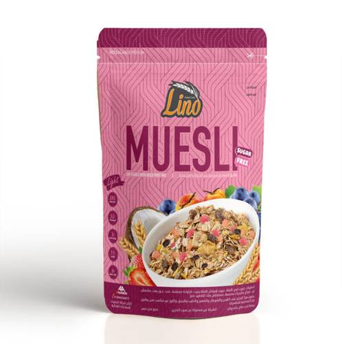 Lino Muesli with Dried Fruits - No Added Sugar - 375g