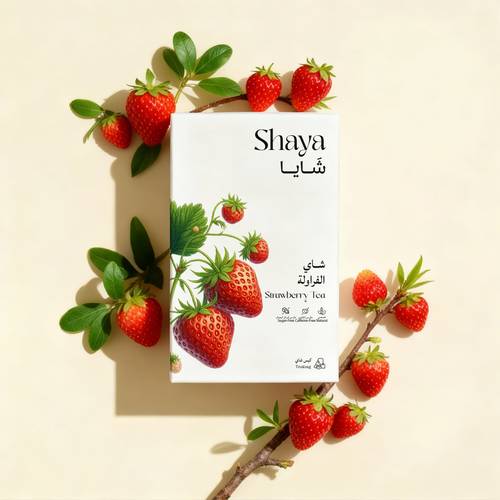 شاي فراولة - شايـا 20 كيس