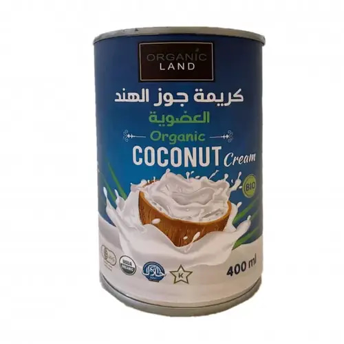 كريمة جوز الهند العضوية 400مل اورجانك لاند