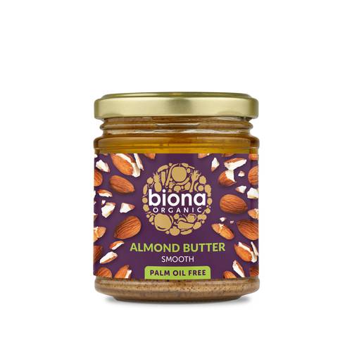 Biona Organic Almond Butter 170g - Smooth