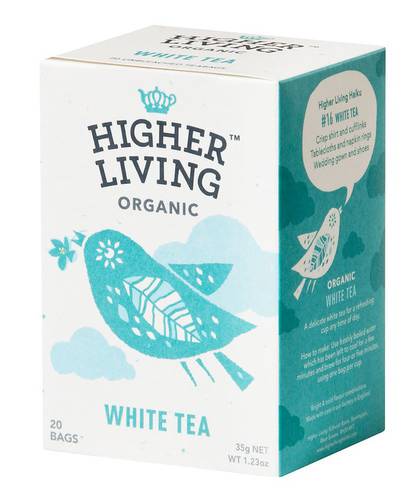 Higher Living Organic White Tea - 20 Bags