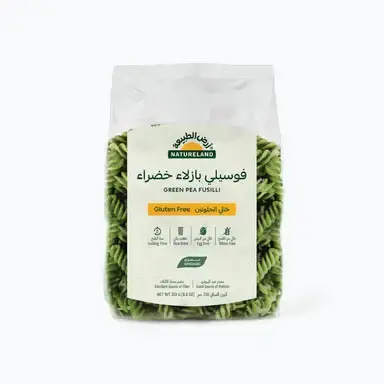 Ard Al Tabiya Organic Gluten-Free Green Pea Fusilli Pasta 250g