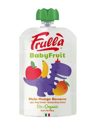 Organic Baby Fruit Puree 6M+ – Apple & Banana & Mango