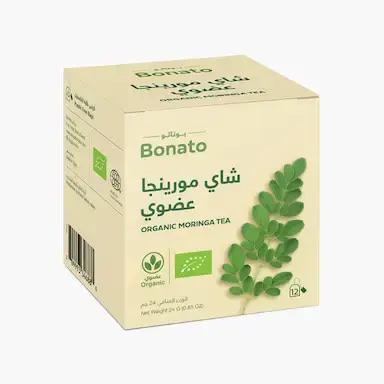 شاي مورينجا عضوي 12 كيس بوناتو