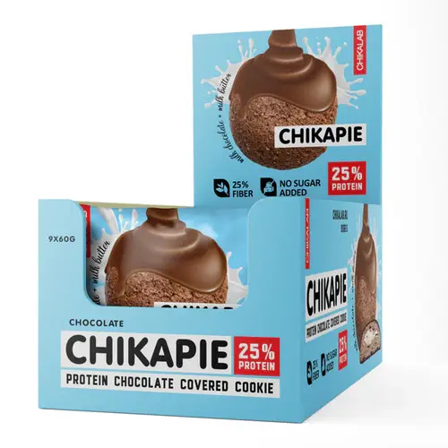 (Box) Chikapie chocolate cooki with buttercream filling 9x60g - Chocolate
