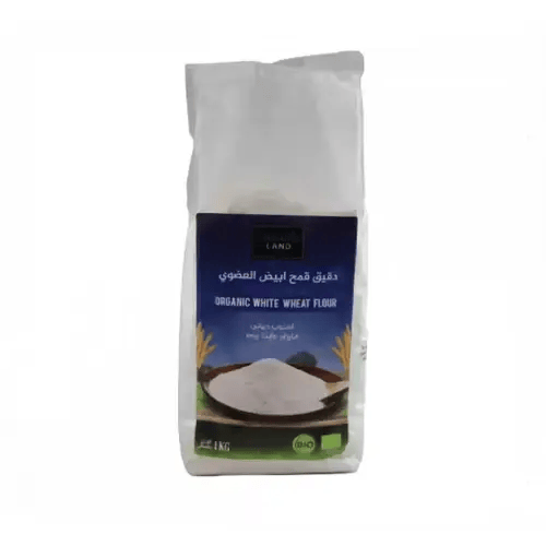 اورجانيك لاند طحين القمح الأبيض العضوي 1كجم