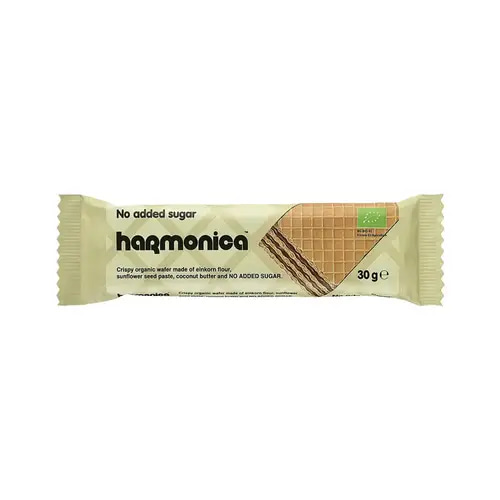 Harmonica Organic No Added Sugar Chocolate Wafer 30g
