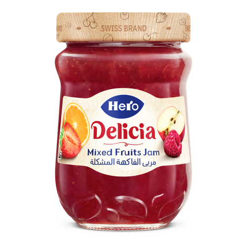 Hero Delicia Natural Jam 350g - Mixed Fruit
